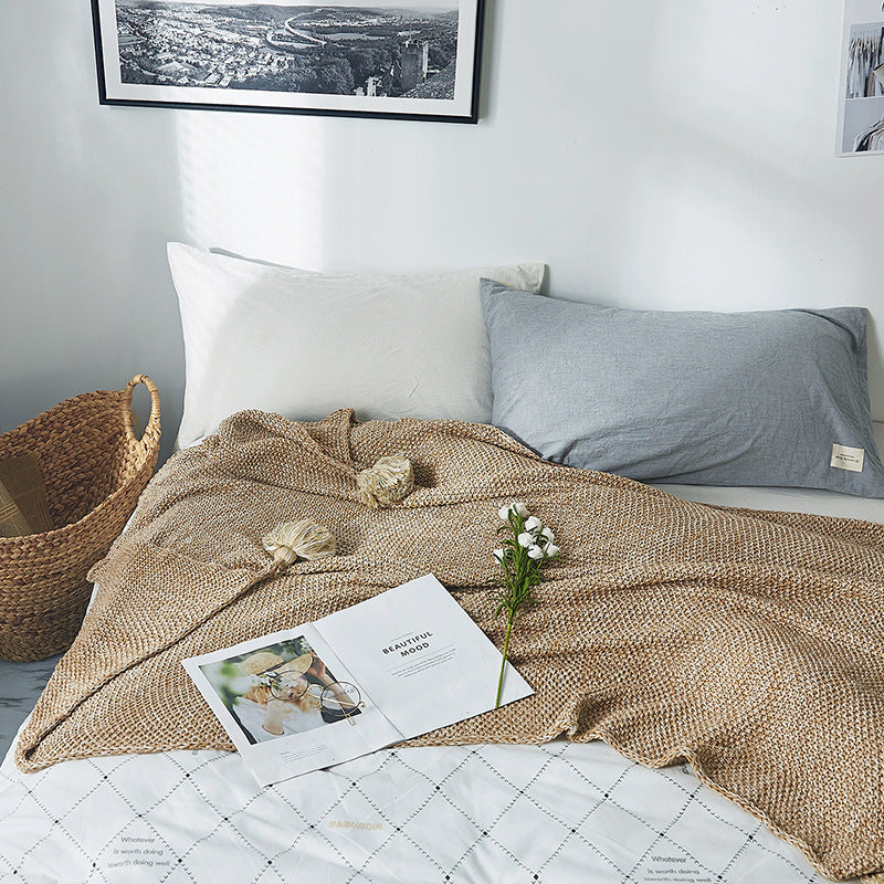 Living Room Knitted Blanket