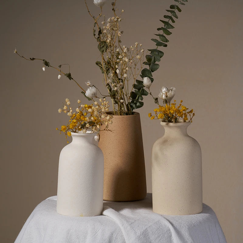 Simple Ceramic Nordic Style Vase